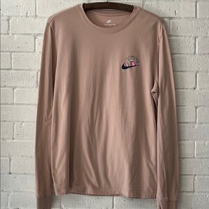 Nike Men's Blush Long Sleeve Tee Large “Have a Nike Daze” Graphic On Back